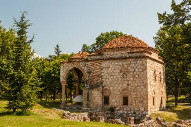 Medieval mosque built over Roman ruins inside fortress of Niš