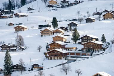Ski resort in Jungfrau