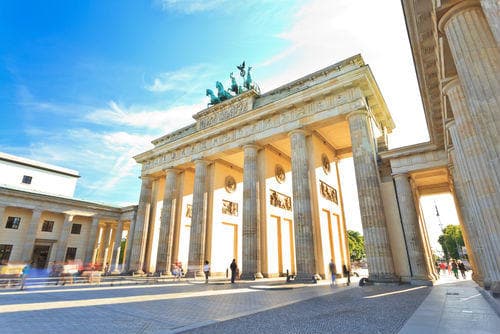The Brandenburg gate