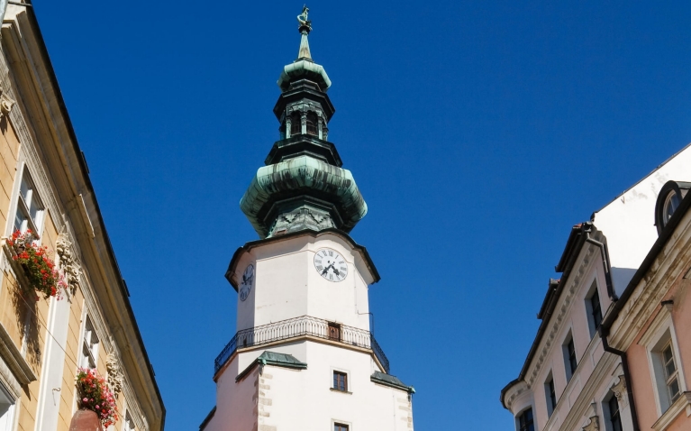 St. Michal Tower in the old town of Bratislava