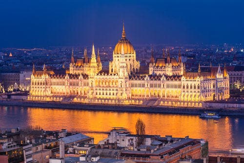 The Hungarian Parliament building