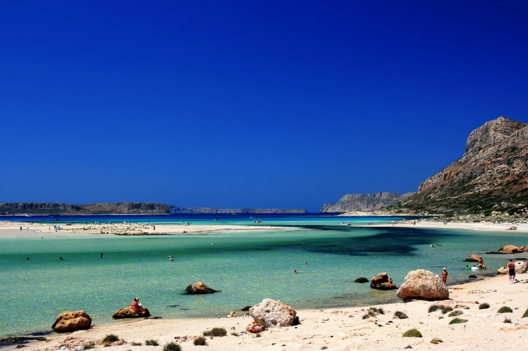 Beautiful beach on Crete