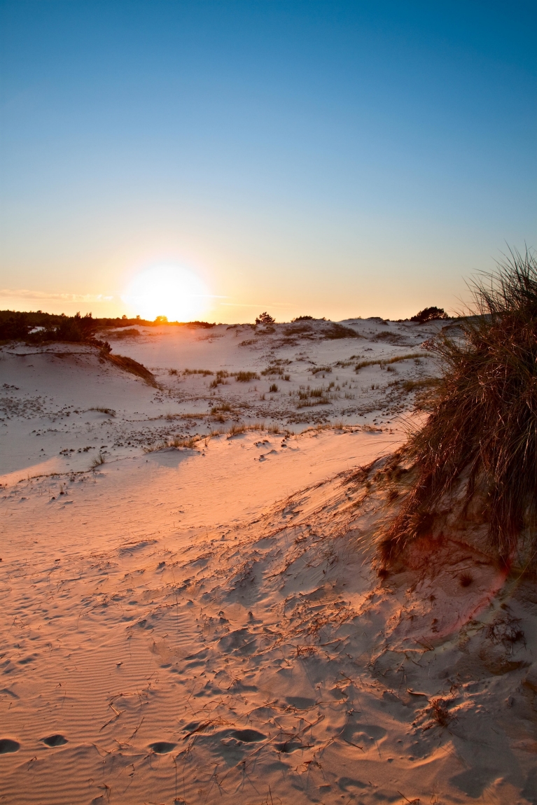Dunes at sunset, Slowinski National Park