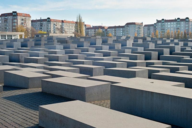The Holocaust Memorial in Berlin