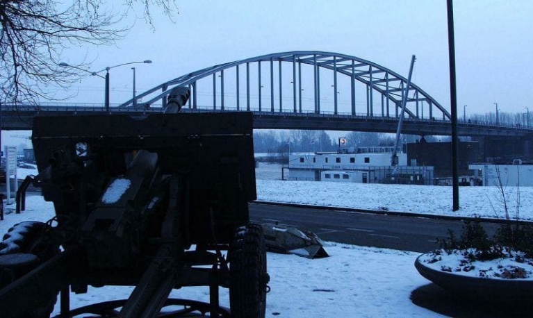 The John Frost bridge in Arnhem