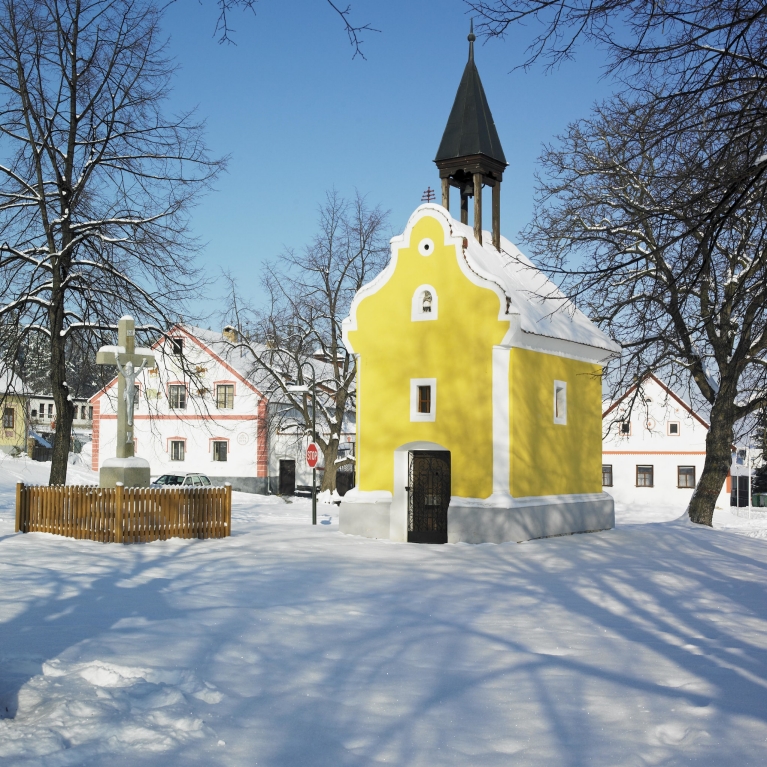 Little church in Holasovice