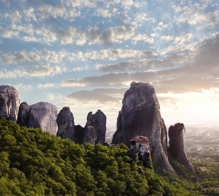 Mountaintop monasteries of Meteora