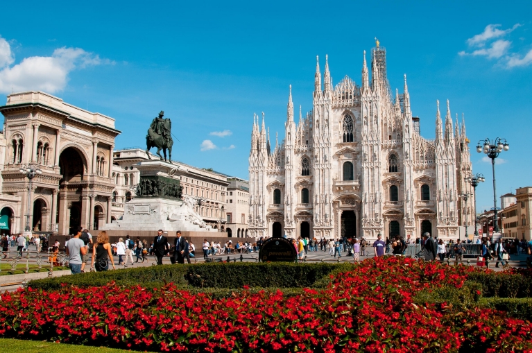 The Cathedral Square in Milan