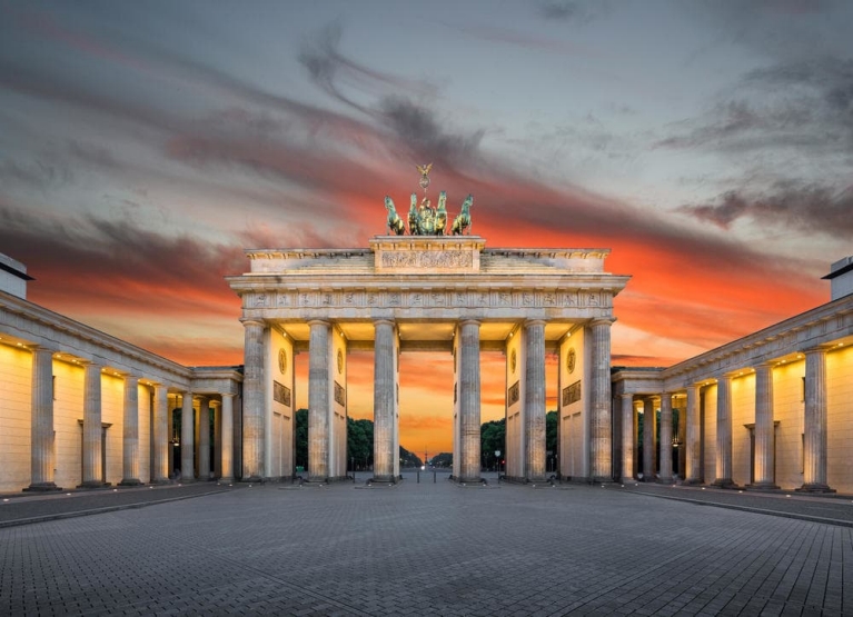 Brandenburg Gate in Berlin, Germany
