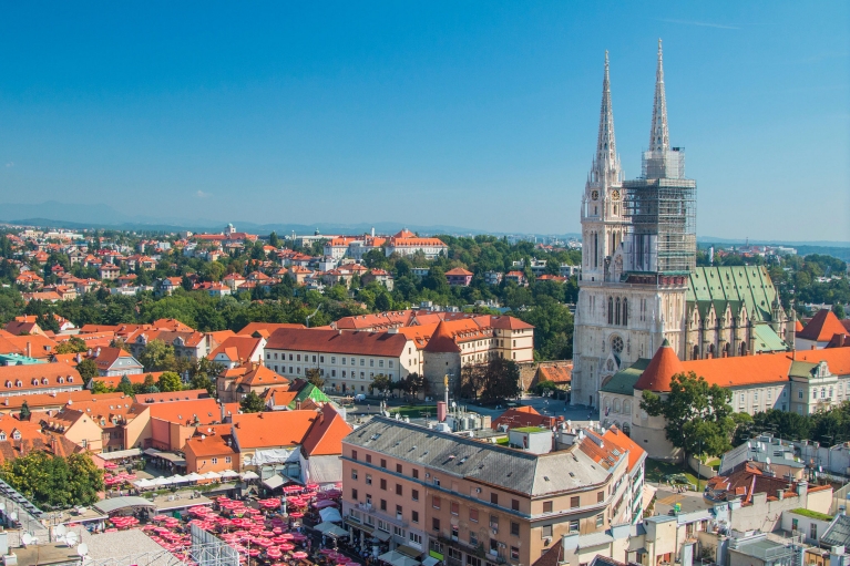 Zagreb city centre
