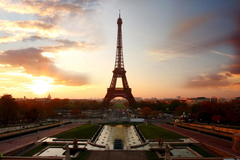 The Eiffel Tower in Paris, France