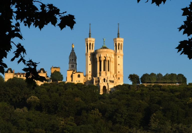 The basilica of Notre Dame de Fourviere, Lyon