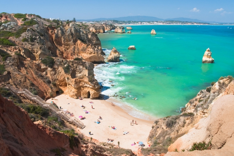 The coast of the Algarve
