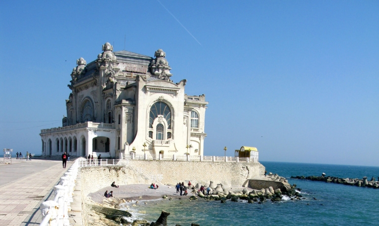 The old casino in Constanta on the Black Sea coast