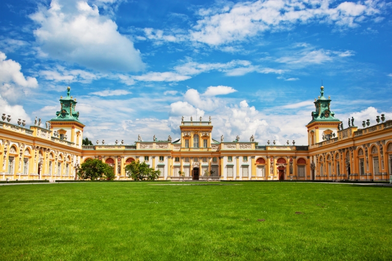 Royal Wilanow Palace in Warsaw