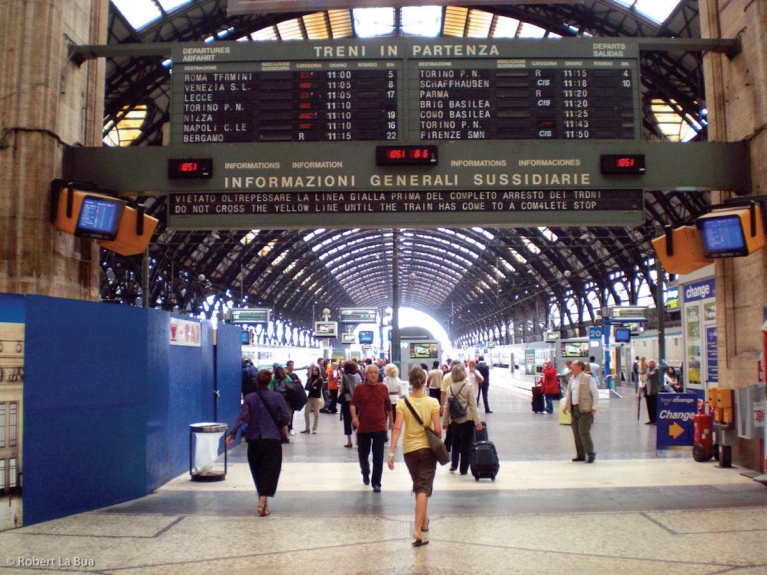 Train station of Milan, Italy