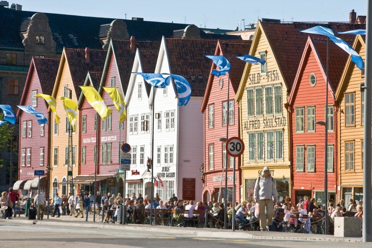 Wooden houses in Bergen